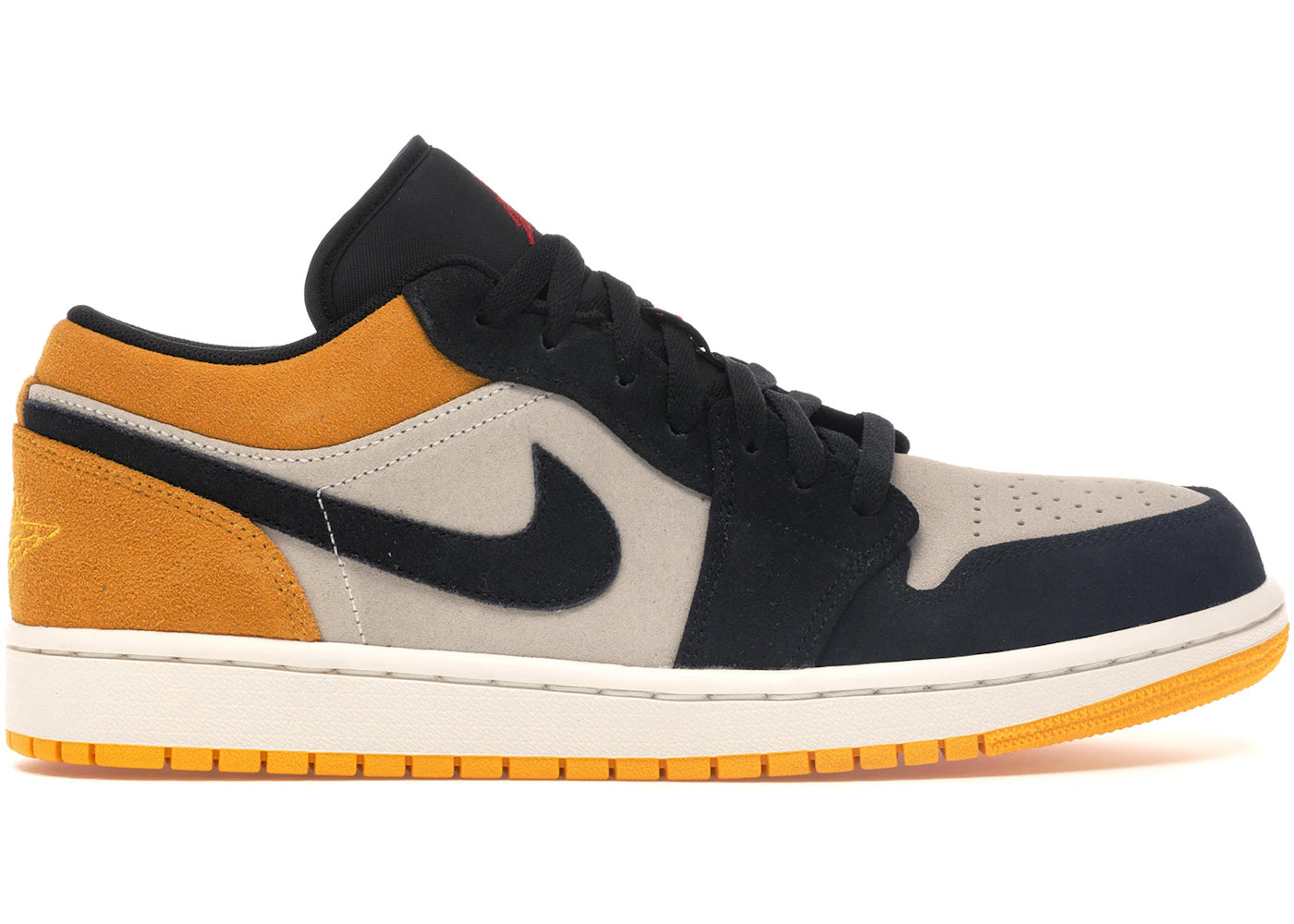 522607 Jordan 1 Low Sail University Gold Black