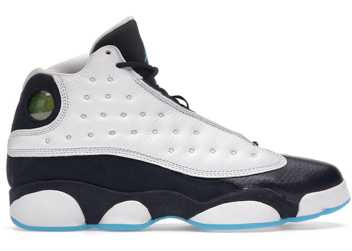 526033 Jordan 13 Retro White Obsidian Powder Blue (GS)