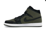 811600 Jordan 1 Mid Olive Canvas
