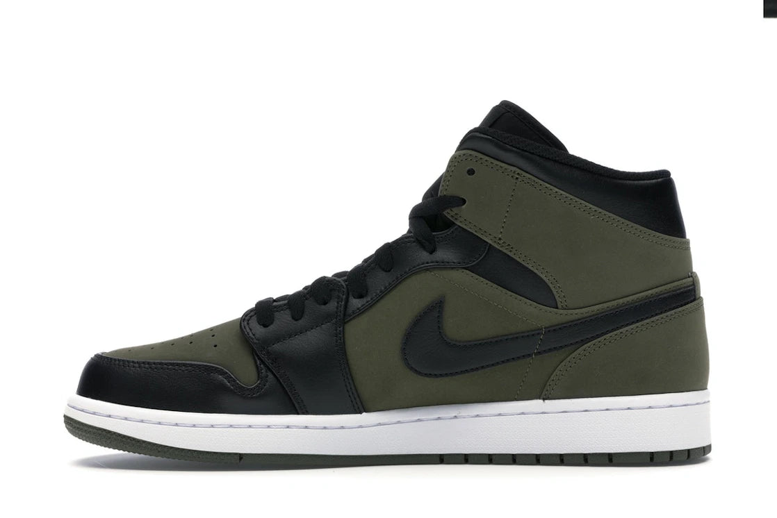 811600 Jordan 1 Mid Olive Canvas
