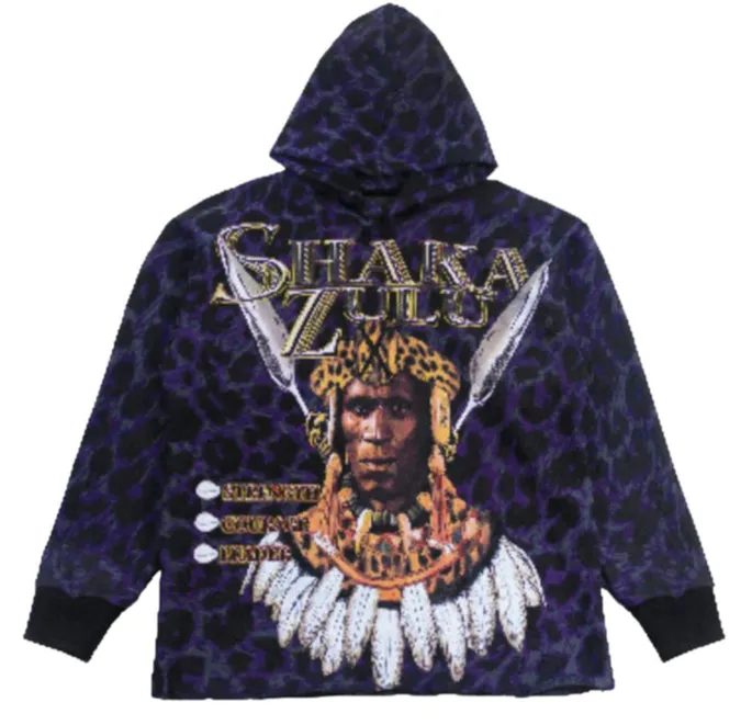 349832 Barriers Shaka Zulu Hooded Sweatshirt 'Multi'