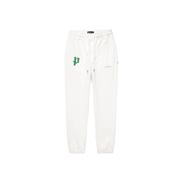 Purple Brand Gothic P Brilliant White Sweatpants