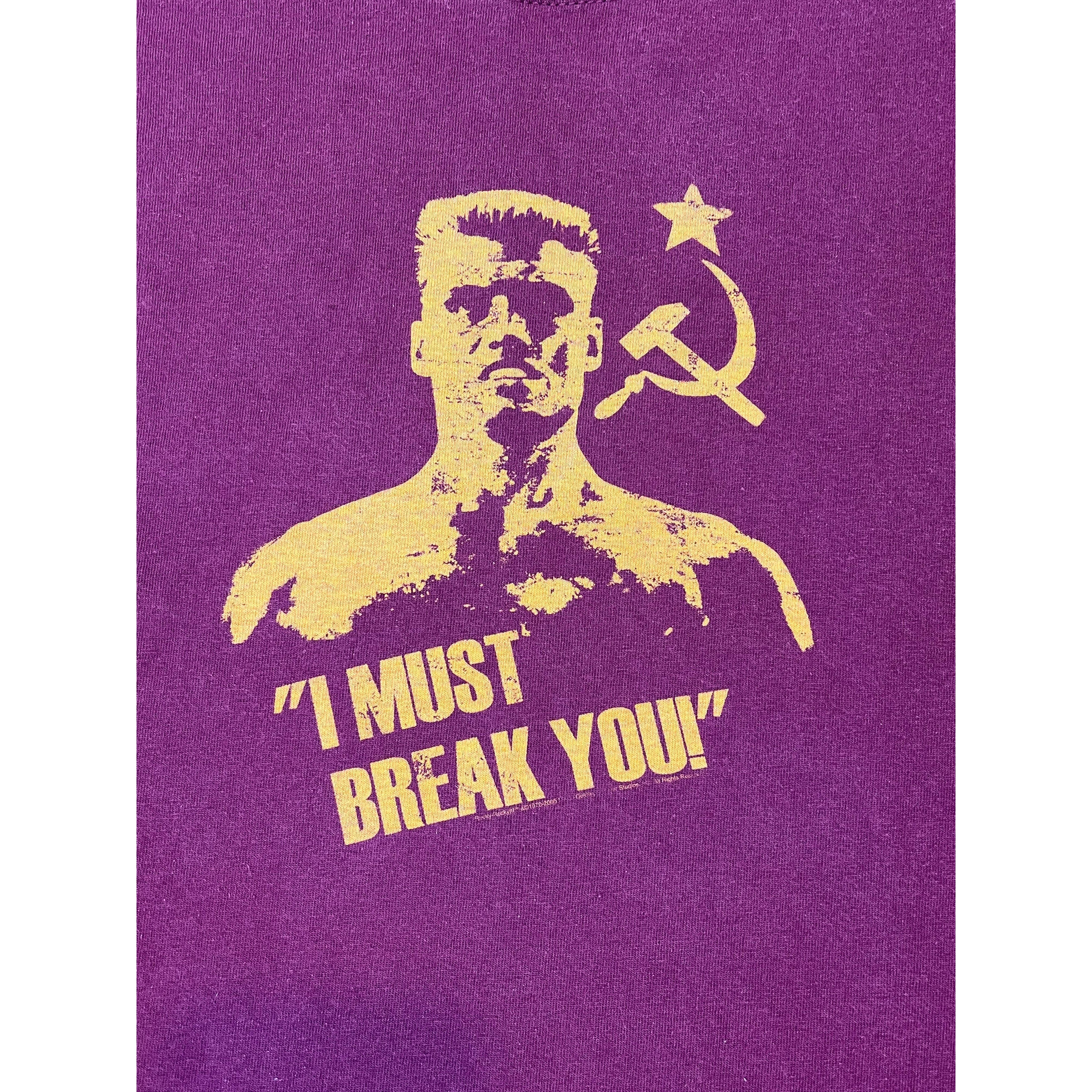 268208 (2005) Ivan Drago Rocky IV Antagonist Soviet Boxer Movie T-Shirt