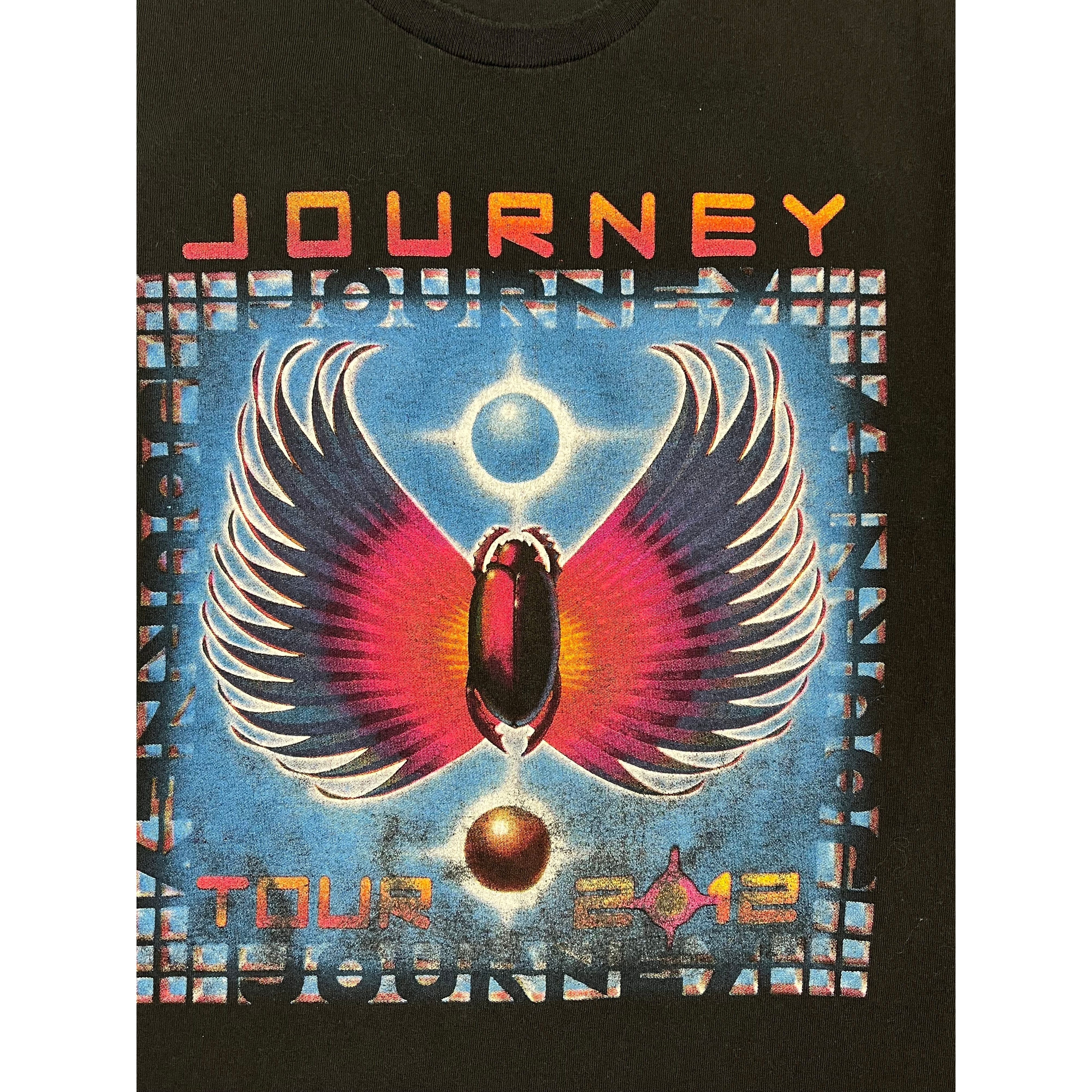 268027 (2012) Journey 'Flying Beetle' Pat Benatar & Loverboy Concert T-Shirt