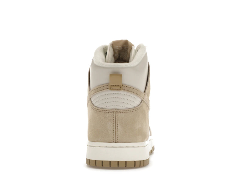 Nike Dunk High Tan Suede White