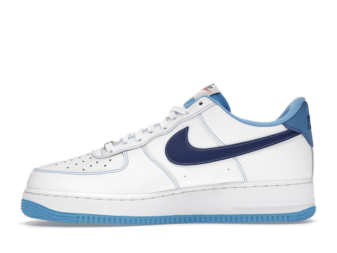 800437 Nike Air Force 1 Low First Use White University Blue
