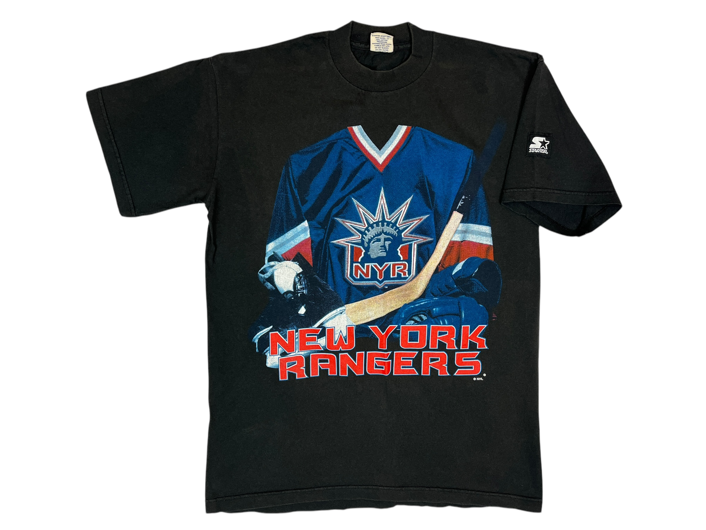 375173 (90s) New York Rangers Starter NHL T-Shirt