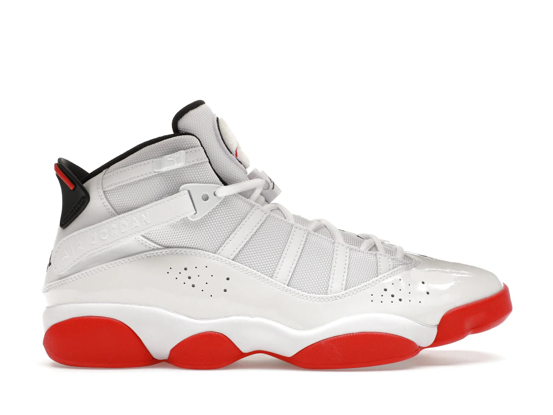 718505 Jordan 6 Rings White University Red Black