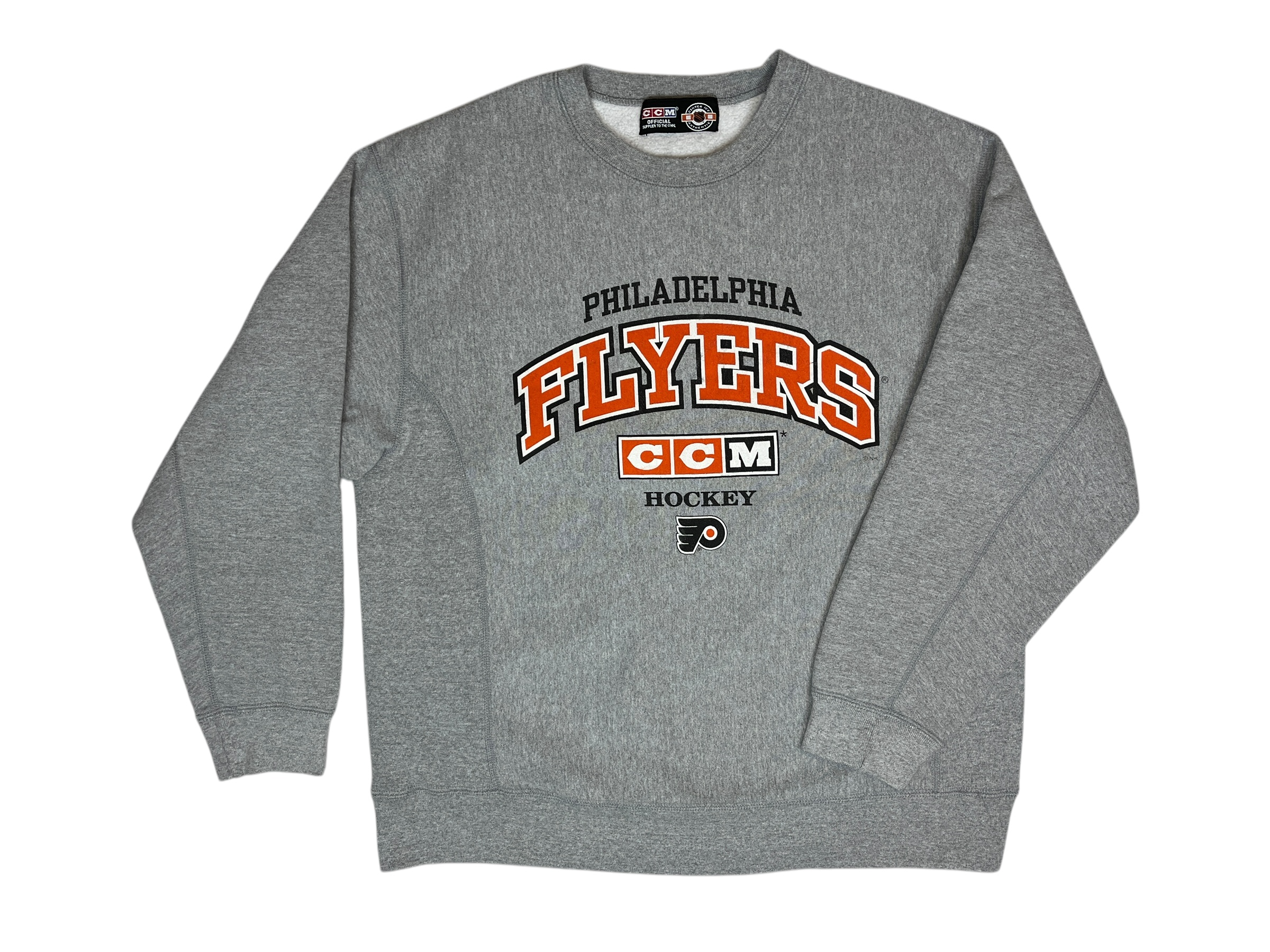 378302 (00s) Philadelphia Flyers CCM Reverse Weave Crewneck