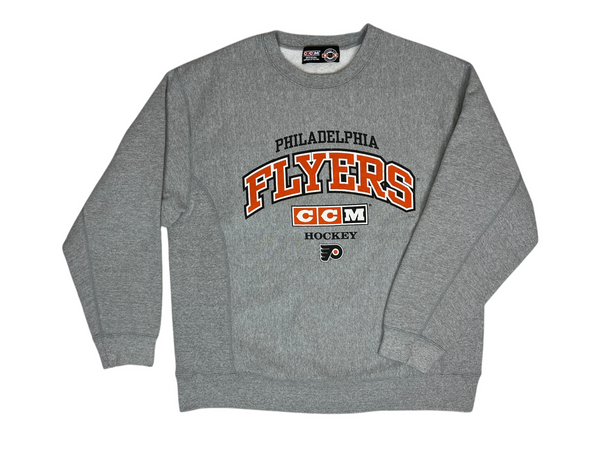 (00s) Philadelphia Flyers CCM Reverse Weave Crewneck