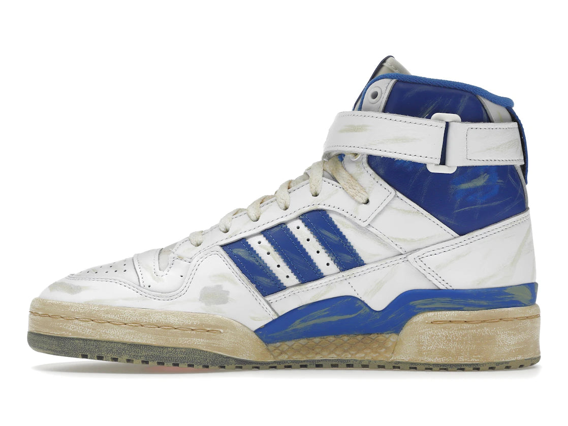 610921 adidas Forum 84 Hi AEC White Blue