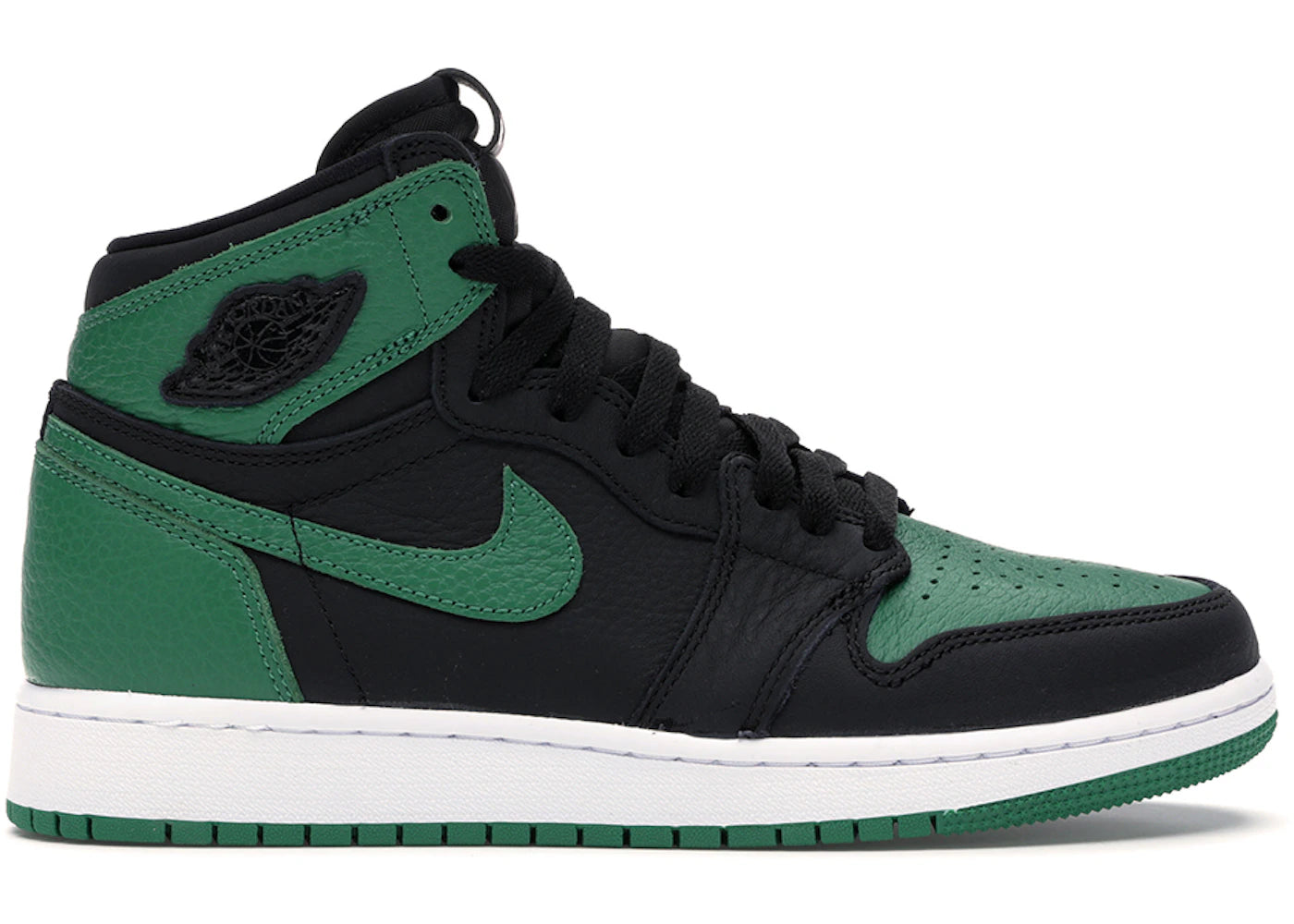 722502 Jordan 1 Retro High Pine Green Black (GS)