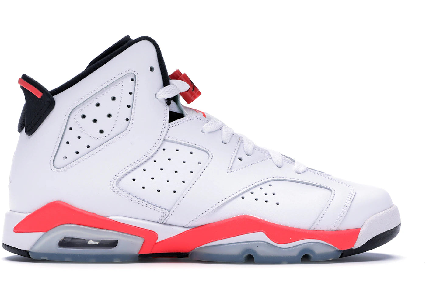 445911 Jordan 6 Retro Infrared White (2014) (GS)
