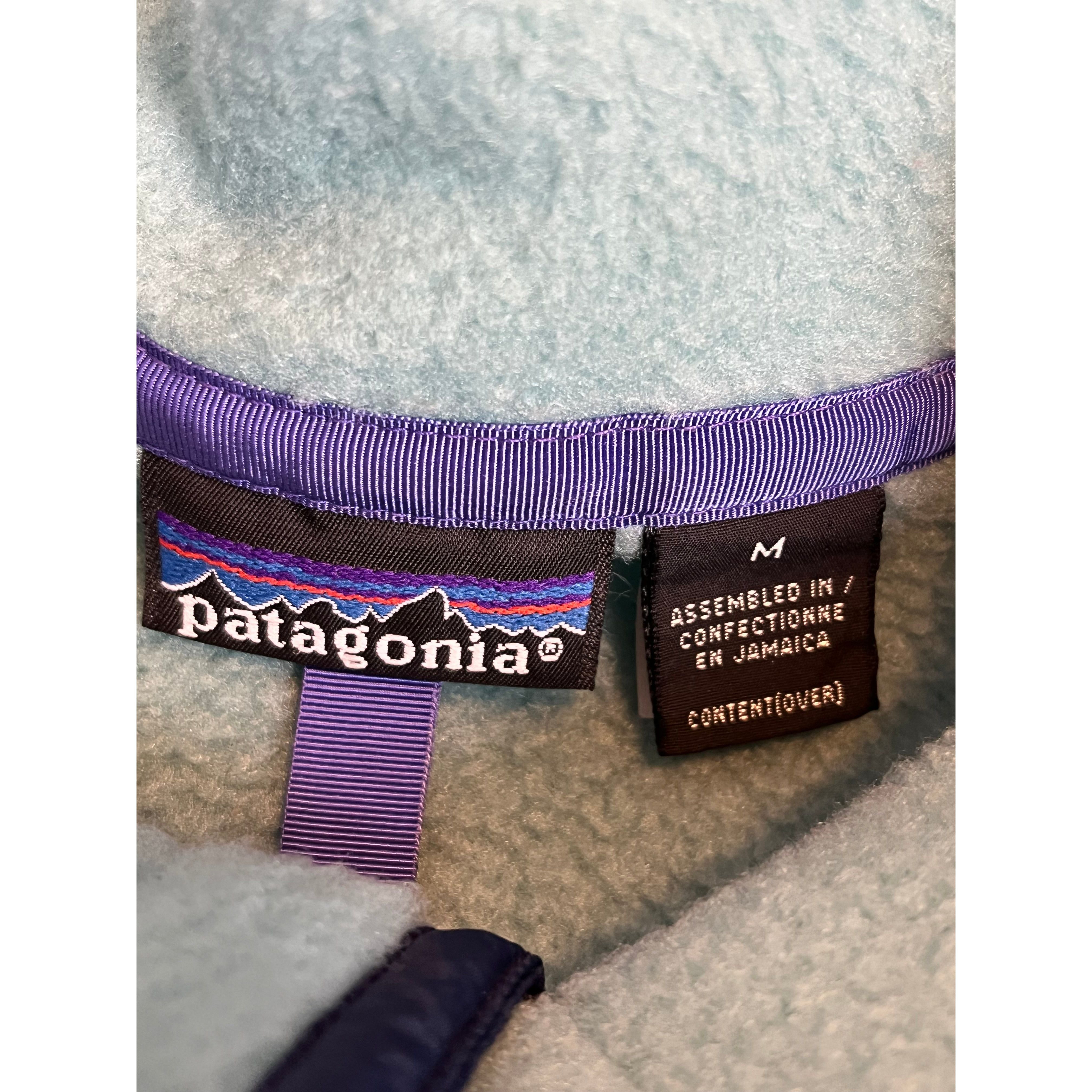 264731 (90s) Patagonia Synchilla 1/4 Snap Teal Fleece