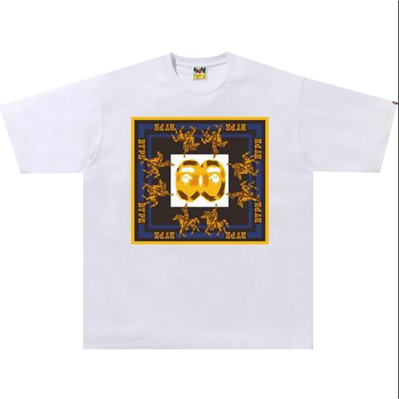 BAPE Double Ape Head RLX Tee 'White'