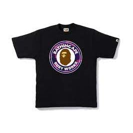 BAPE Color Camo Busy Works Tee (SS22) 'Black/Purple'