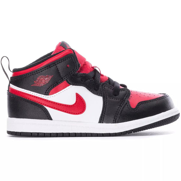 Jordan 1 Mid Black Fire Red (TD)