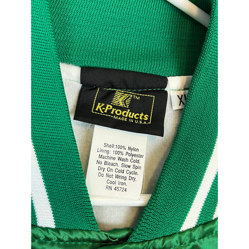 (90s) Coors Light Beer Kelly Green Satin Jacket