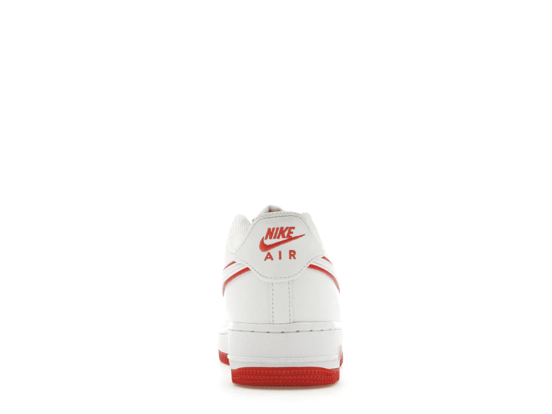 273174 Nike Air Force 1 Low White Picante Red (GS)