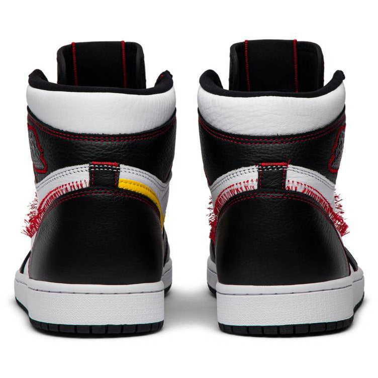 Jordan 1 Retro High Defiant White Black Gym Red