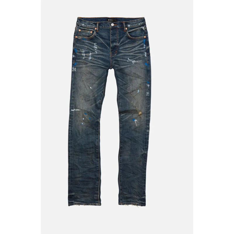 Purple Brand Bootcut Mid Indigo Dirty Destroy