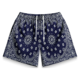 Bravest Studios Paisley Two-Tone Shorts 'Navy'