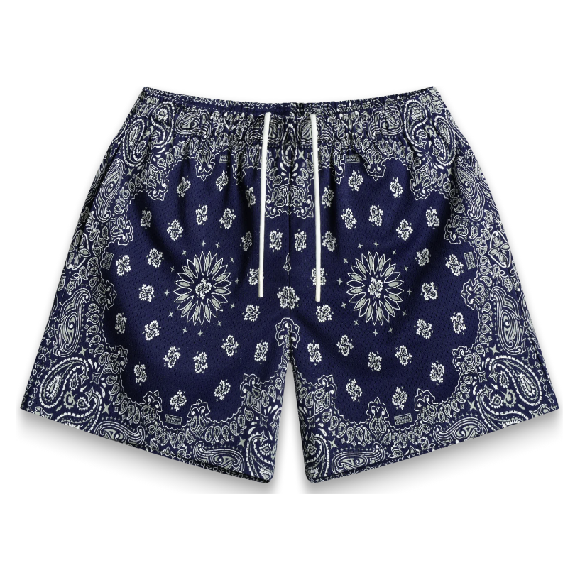 257508 Bravest Studios Paisley Two-Tone Shorts 'Navy'