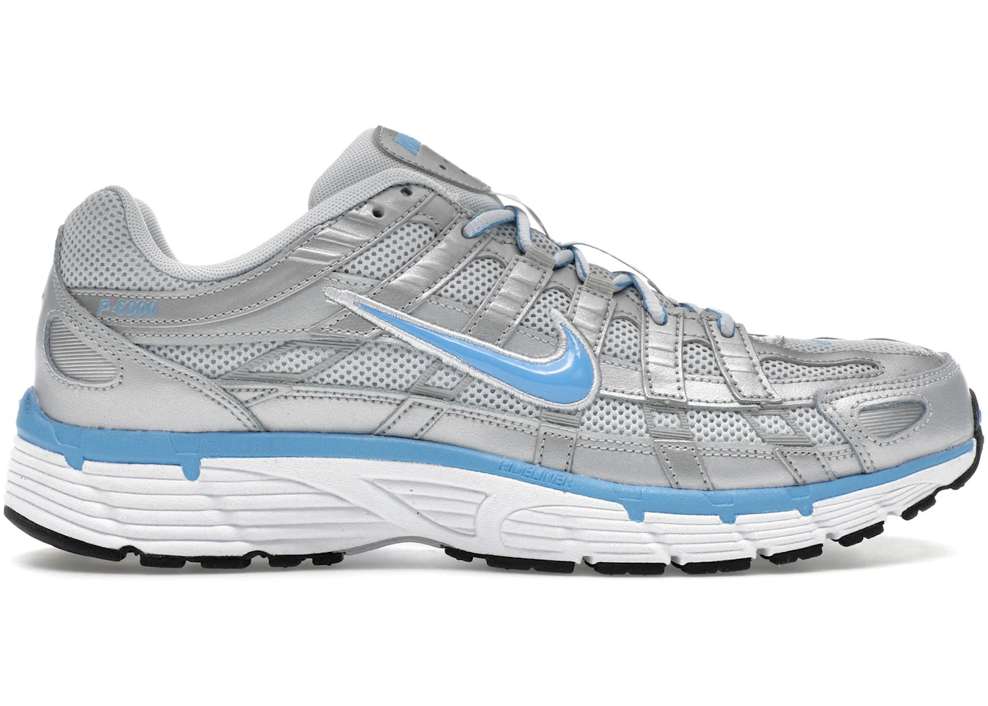778846 Nike P-6000 Metallic Platinum Pure Platinum Metallic Silver University Blue