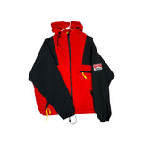 (90s) Marlboro Cigarettes Packable Windbreaker w/ Hood