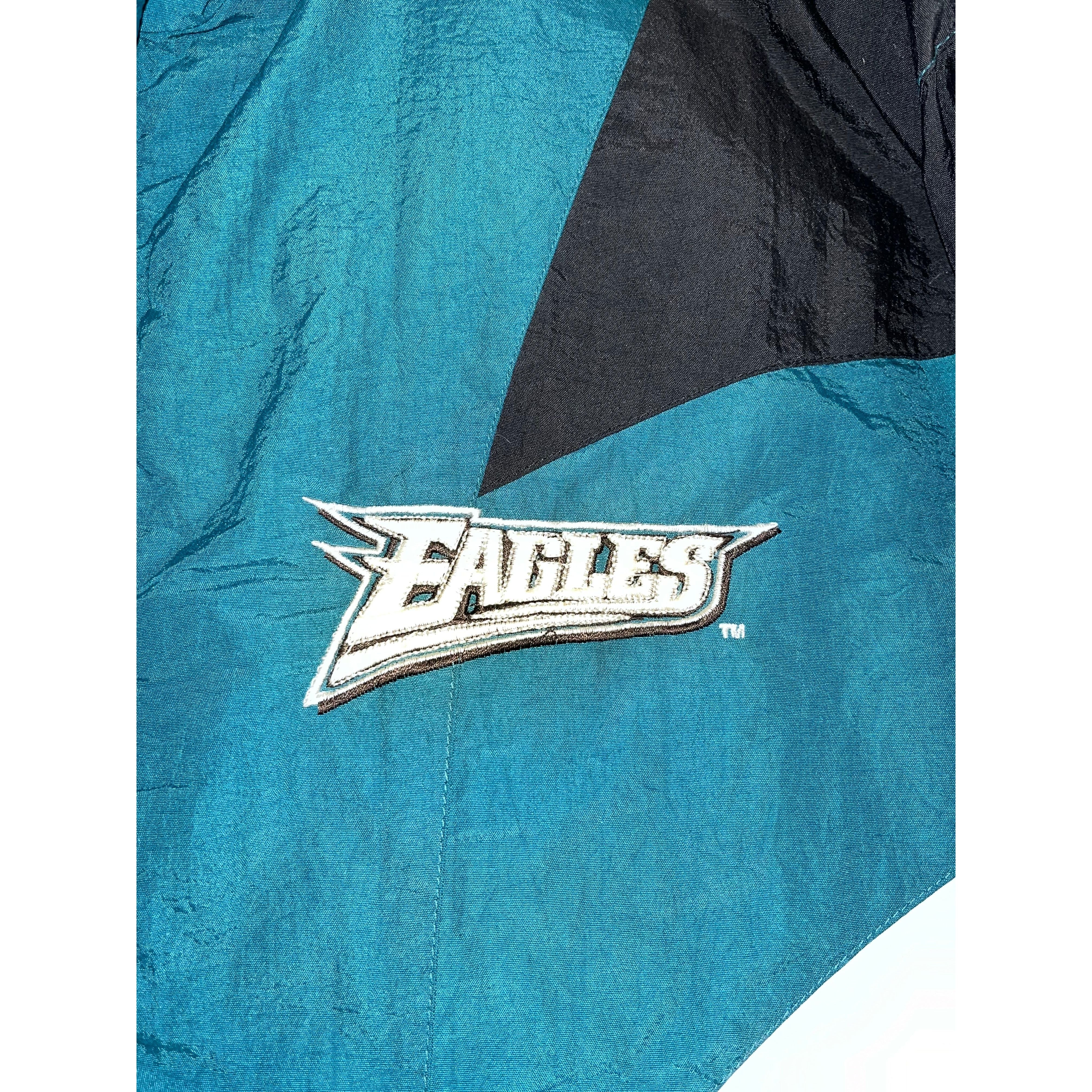 337840 (90s) Philadelphia Eagles Reebok NFL Pro Line Puffer Jacket