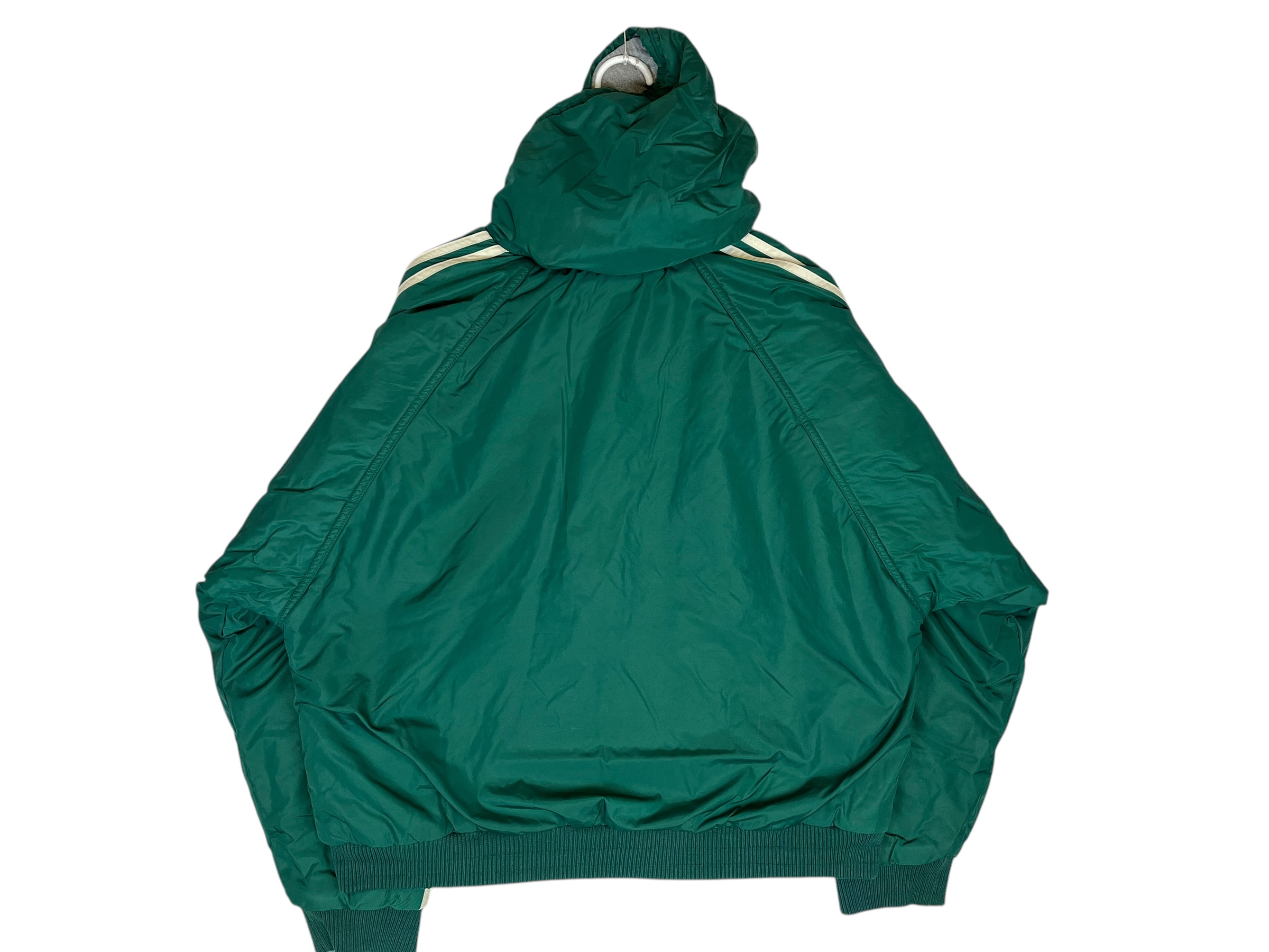 374771 (90s) Adidas Green Full Zip Reversible Jacket