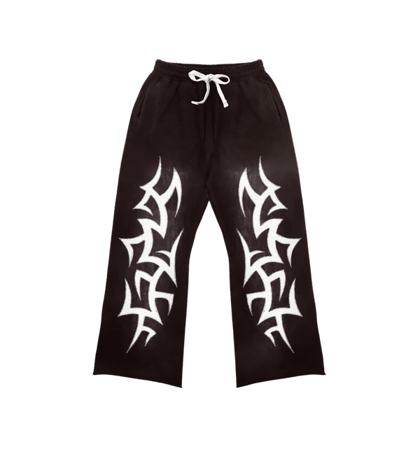 791585 Awoken Dreams Patchwork Sweatpants (Mocha)