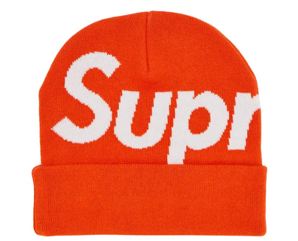 Supreme Big Logo Beanie 'Orange'