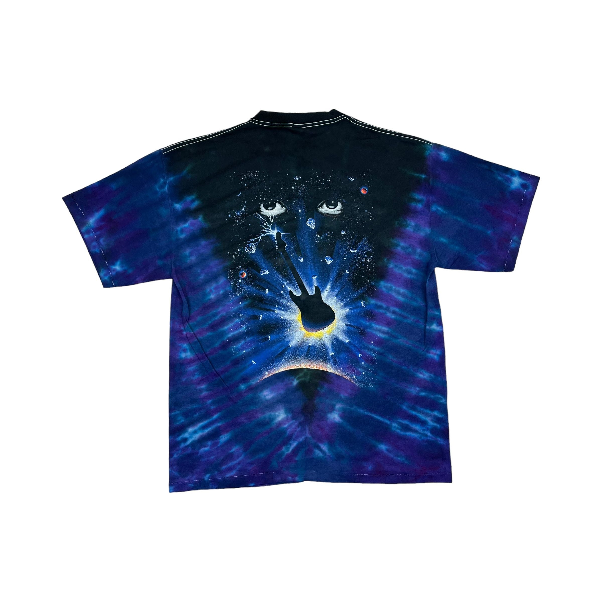 326460 (1995) Jimi Hendrix Tie Dye Galaxy All Over Print T-Shirt