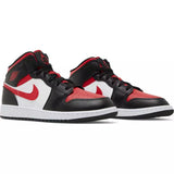 Air Jordan 1 Mid GS 'Black Fire Red'