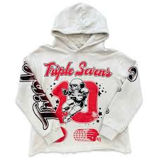 813409 Triple Sevens All Star Football Hoodie White
