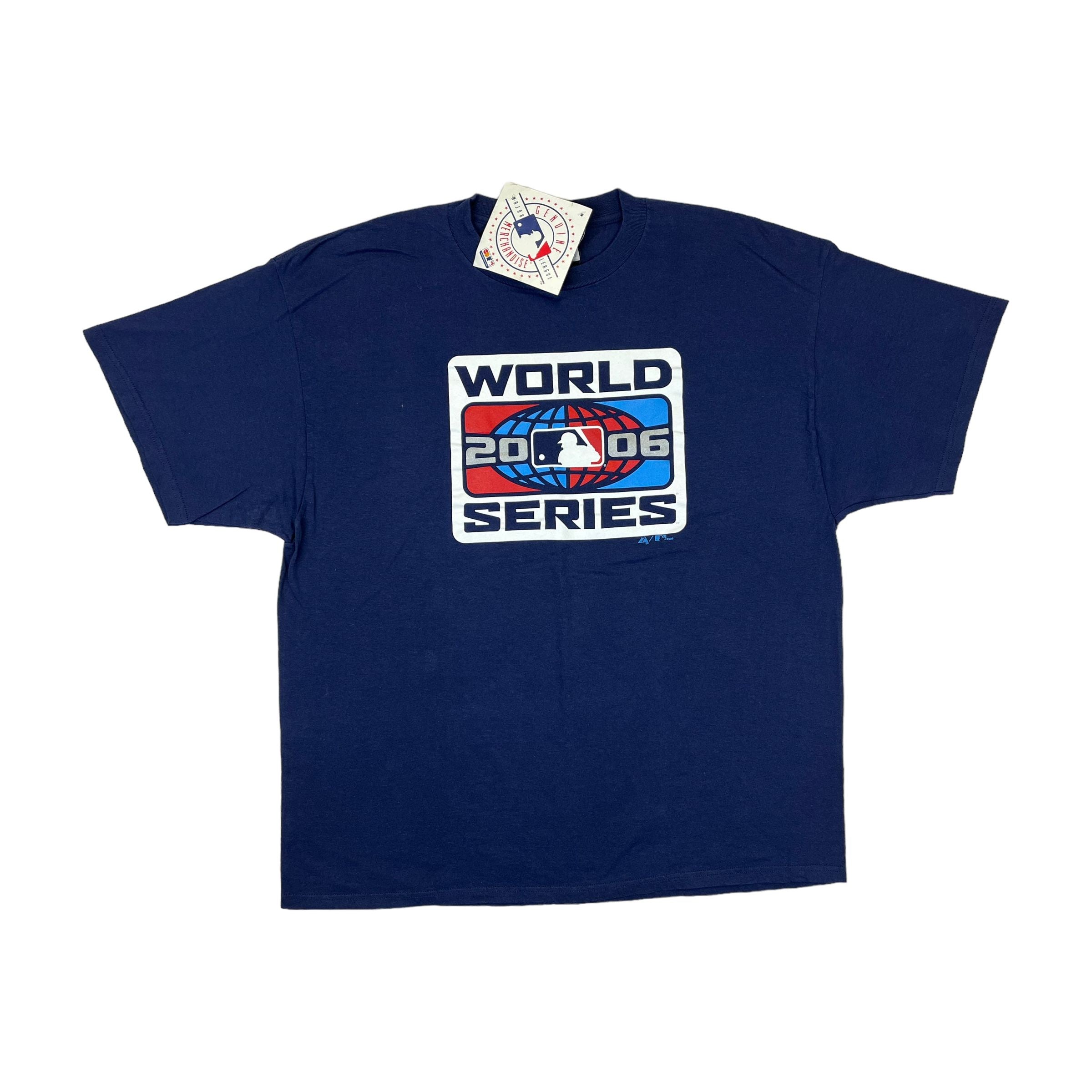 272917 (2006) MLB World Series Chest Logo T-Shirt w/ Tags