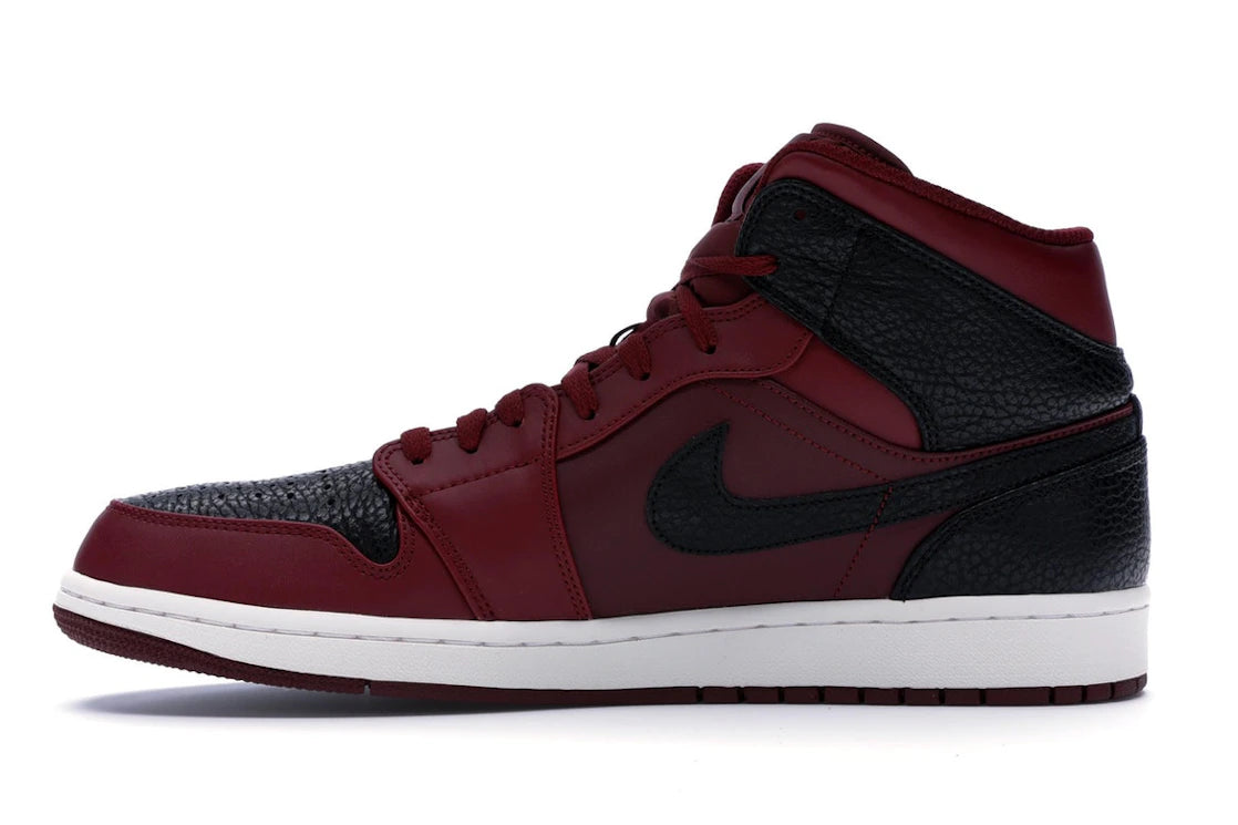 541165 Jordan 1 Retro Mid Team Red Black