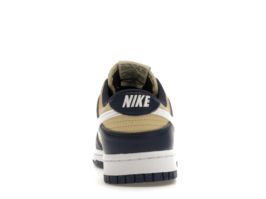 264950 Nike Dunk Low Next Nature Midnight Navy Gold (Women's)