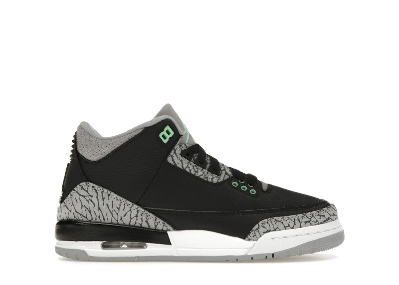 SP8012 Air Jordan 3 Retro Green Glow (GS)