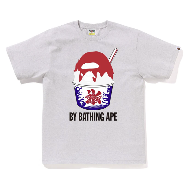 258924 BAPE Shave Ice by Bathing Ape Tee 'Grey'