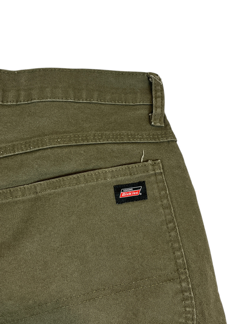 (modern) Dickies Olive Green Carpenter Work Pants 34x32