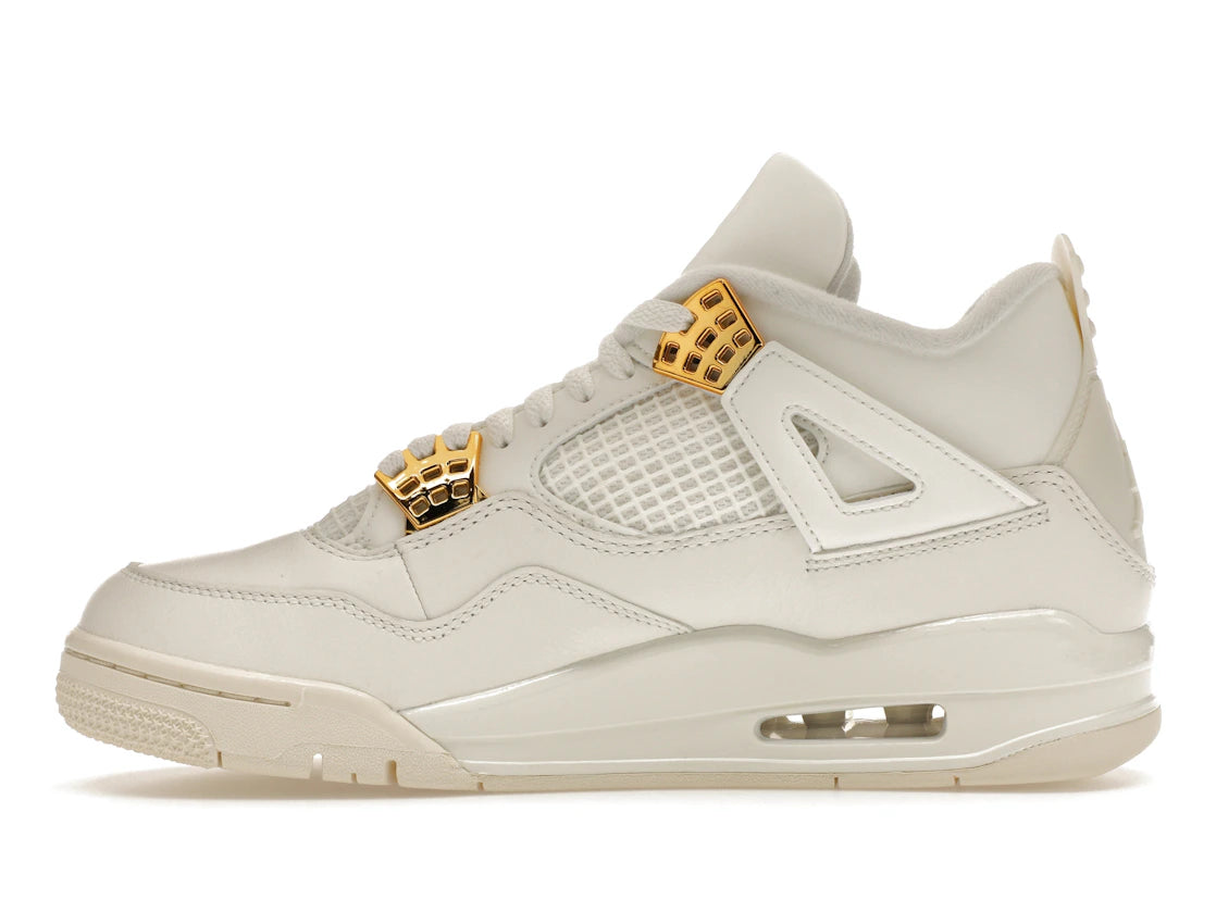 669293 Jordan 4 Retro Metallic Gold (Women's)