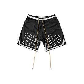 264399 Rhude Court Logo Short Blue