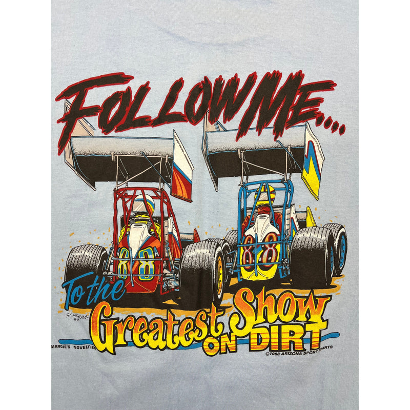 (1988) I'm Gonna Miss My Wife, Sprint Car Dirt Racing Baby Blue T-Shirt s