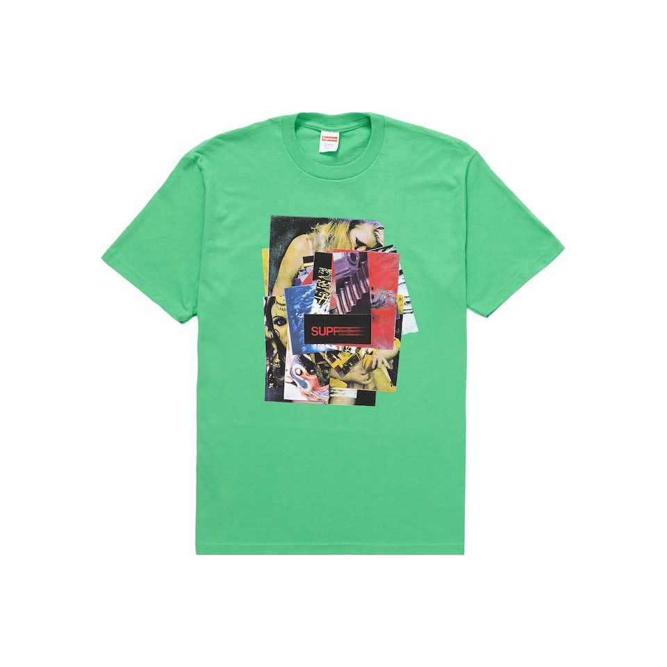 268836 Supreme Stack Tee 'Green'