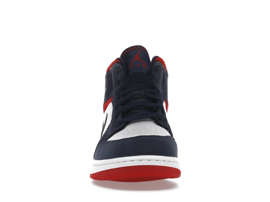 512543 Air Jordan 1 Mid GS 'USA Olympic'