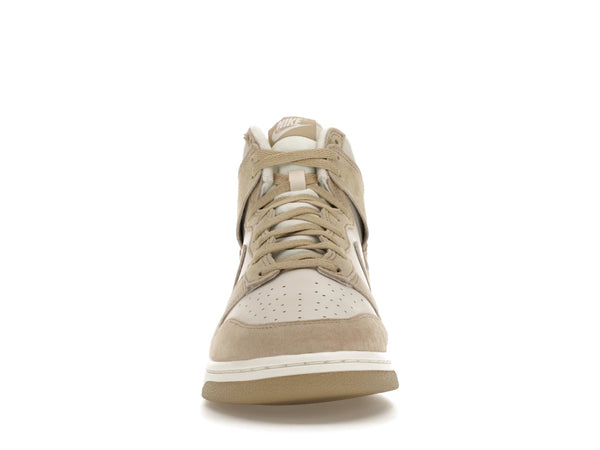 Nike Dunk High Tan Suede White