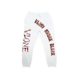 Kodak Black x Vlone Zombie Joggers White