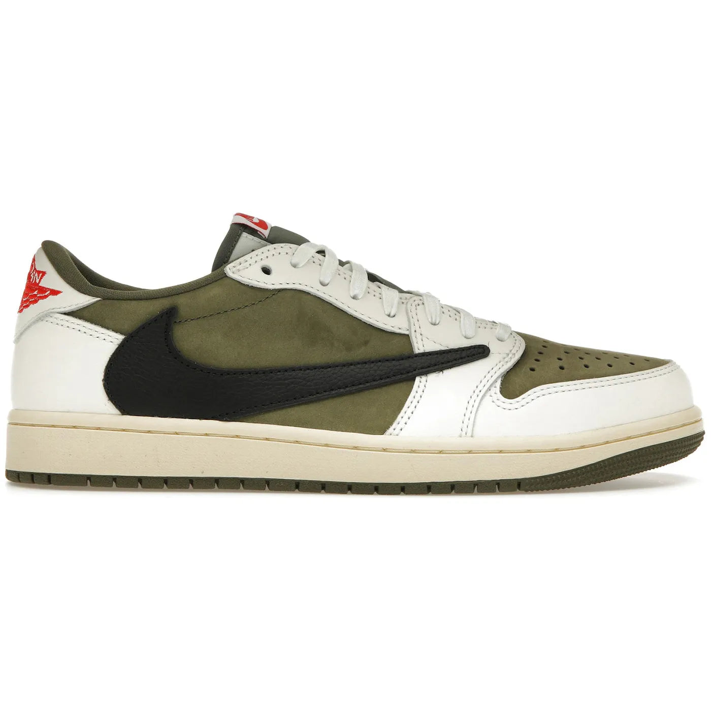 668096 Travis Scott x Air Jordan 1 Retro Low OG SP 'Reverse Olive / Medium Olive'